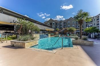 Resort style swimming pool
